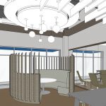 RATIO rendering for Aldergrove Credit Union Mission branch design _ meeting pod